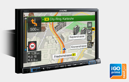 Built-in iGo Primo NextGen Navigation - X802D-U