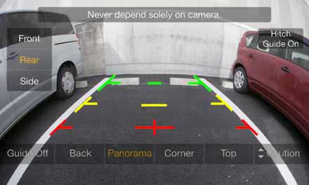 Multi View Rear Camera HCE-C252RD - Panorama view