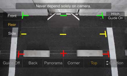 Multi View Rear Camera HCE-C252RD - Top view