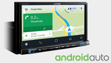 Online Navigation with Android Auto - INE-W710D Online Navigation with Android Auto - INE-W710D