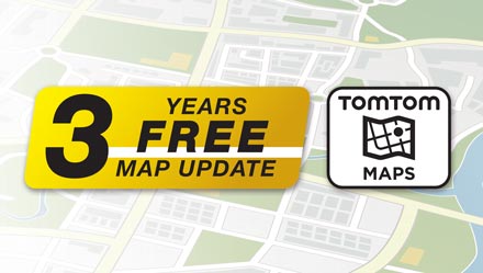 TomTom Maps with 3 Years Free-of-charge updates - INE-W710D TomTom Maps with 3 Years Free-of-charge updates - INE-W710D