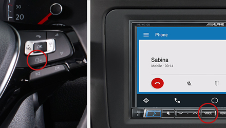 Voice Control - Navigation System INE-W710D Voice Control - Navigation System INE-W710D